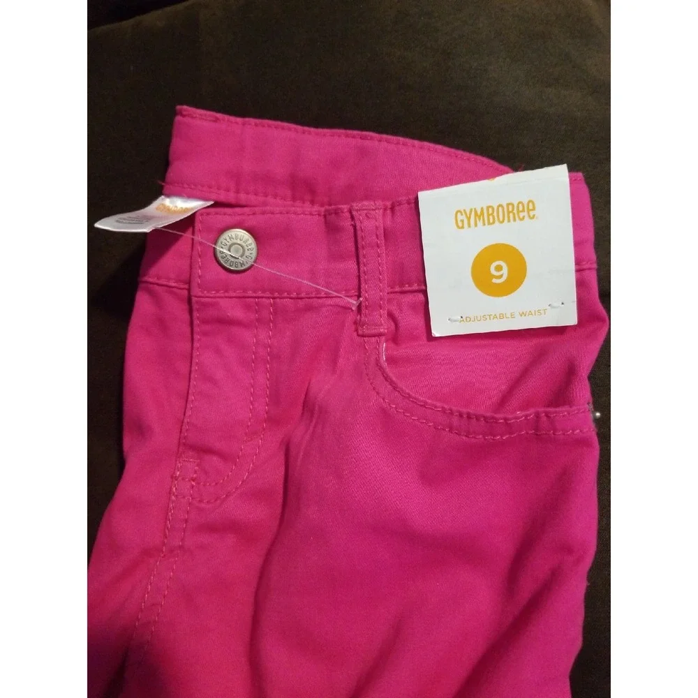 Gymboree fashionable fox pink pants 9‎